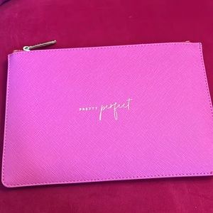 Katie Loxton • Pink & Orange (Lined) Clutch